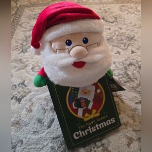 Kohl's Santa Plush with The Night Before Christmas Book